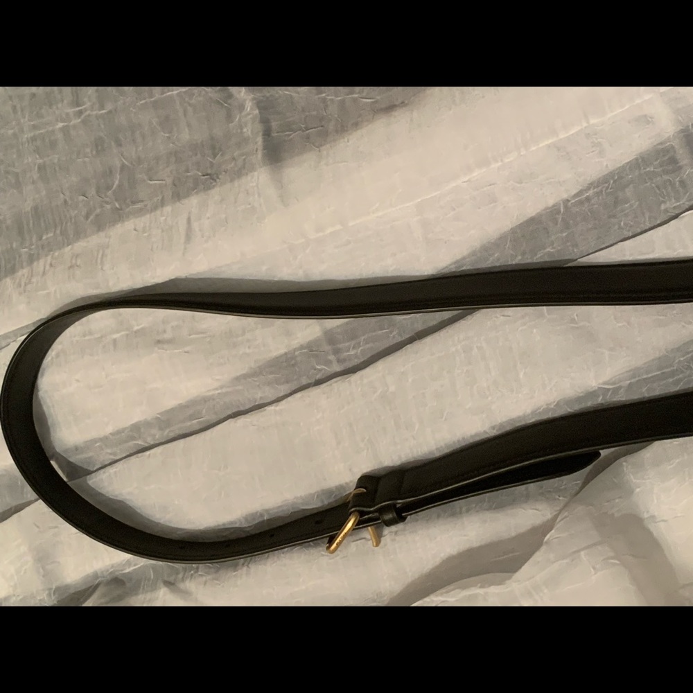 Black Coach Crossbody Replacement Strap, Leather Quilties, NWOT